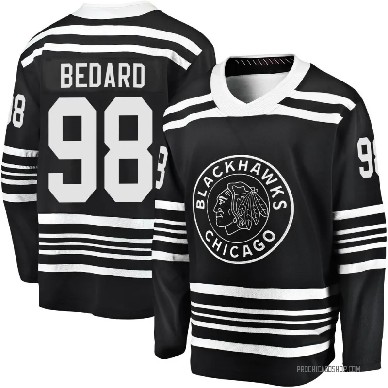 Black Men's Connor Bedard Breakaway Chicago Blackhawks Alternate 2019/20 Premier Jersey