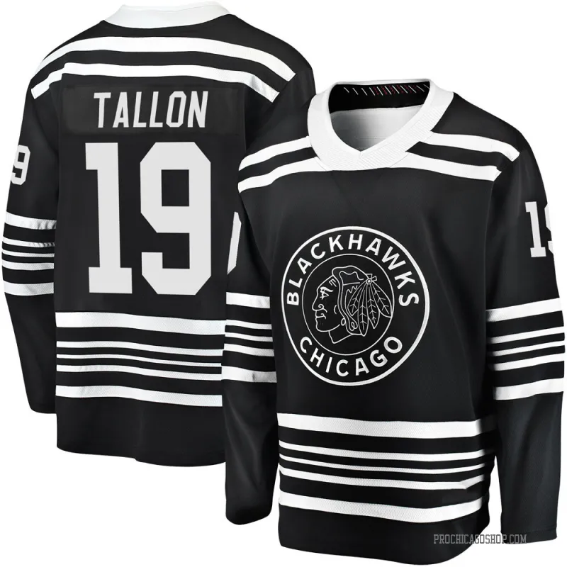 Black Men's Dale Tallon Breakaway Chicago Blackhawks Alternate 2019/20 Premier Jersey