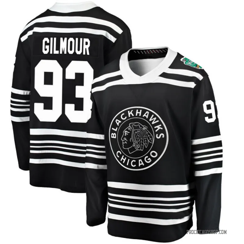 Black Men's Doug Gilmour Breakaway Chicago Blackhawks 2019 Winter Classic Jersey