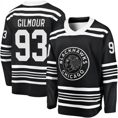 Black Men's Doug Gilmour Breakaway Chicago Blackhawks Alternate 2019/20 Premier Jersey