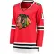 Black Women's Anton Frondell Breakaway Chicago Blackhawks Red Centennial Jersey