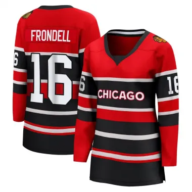 Black Women's Anton Frondell Breakaway Chicago Blackhawks Red Special Edition 2.0 Jersey