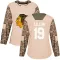 Black Women's Dale Tallon Authentic Chicago Blackhawks Camo Veterans Day Practice Jersey