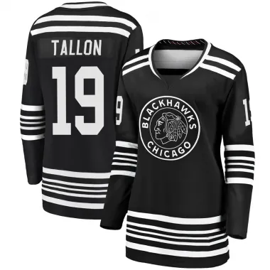 Black Women's Dale Tallon Breakaway Chicago Blackhawks Alternate 2019/20 Premier Jersey