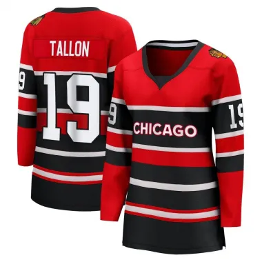 Black Women's Dale Tallon Breakaway Chicago Blackhawks Red Special Edition 2.0 Jersey