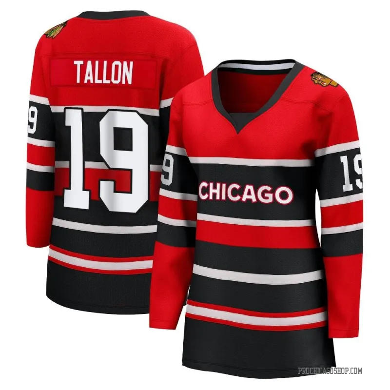 Black Women's Dale Tallon Breakaway Chicago Blackhawks Red Special Edition 2.0 Jersey