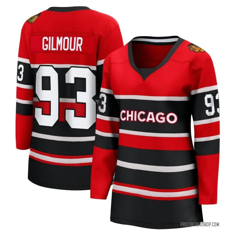 Black Women's Doug Gilmour Breakaway Chicago Blackhawks Red Special Edition 2.0 Jersey