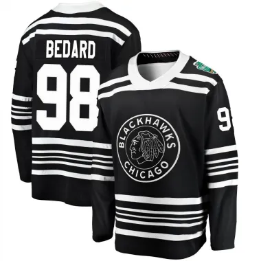 Black Youth Connor Bedard Breakaway Chicago Blackhawks 2019 Winter Classic Jersey