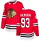 Black Youth Doug Gilmour Authentic Chicago Blackhawks Red Home Jersey