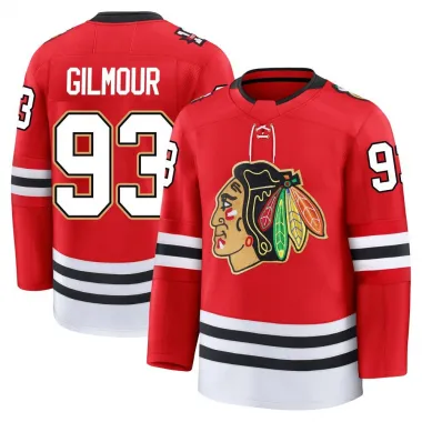 Black Youth Doug Gilmour Premium Chicago Blackhawks Red Centennial Jersey