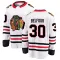 White Men's ED Belfour Breakaway Chicago Blackhawks Away Jersey