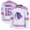 White Youth Anton Frondell Premium Chicago Blackhawks 2024 Hockey Fights Cancer Practice Jersey
