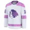 White Youth Anton Frondell Premium Chicago Blackhawks 2024 Hockey Fights Cancer Practice Jersey